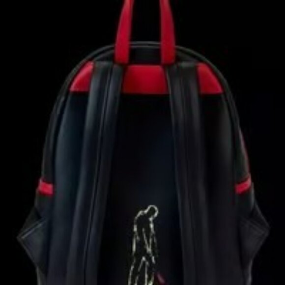 Loungefly Friday The 13th Exclusive Jason Mask Light Up Mini Backpack NWT - Picture 3 of 6